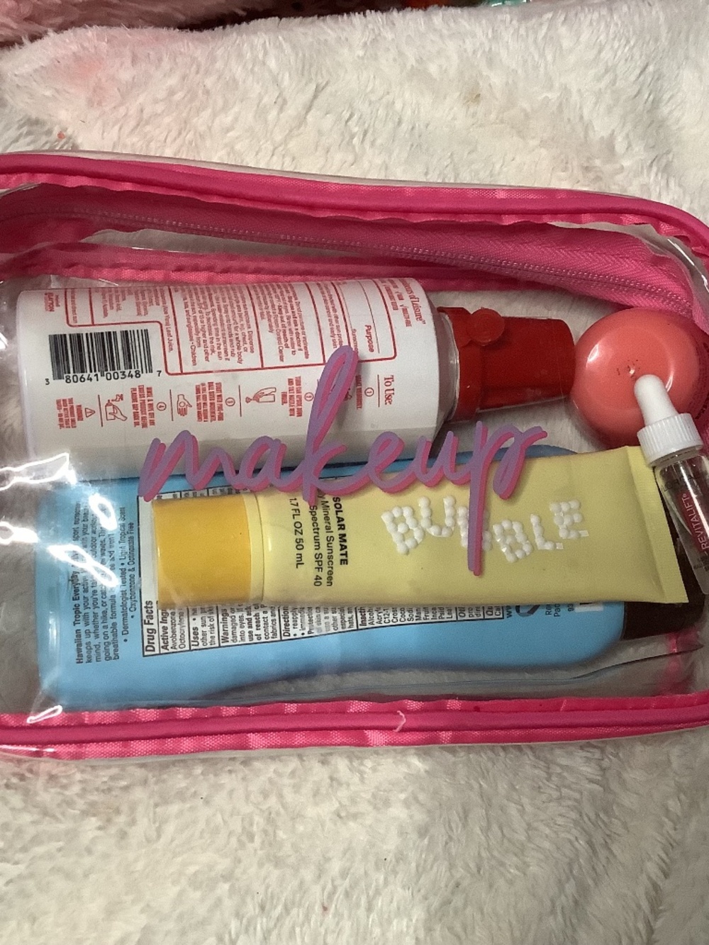 Skincare and sunscreen